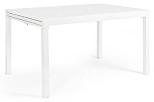 Tavolo Allungabile da Giardino 135-270x90x75h cm Pelagius Bianco