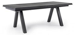Tavolo Allungabile da Giardino 205-265x103x78h cm Krion Antracite