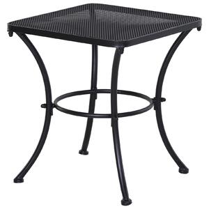 Tavolino da Giardino 45x45x50 cm in Acciaio Nero