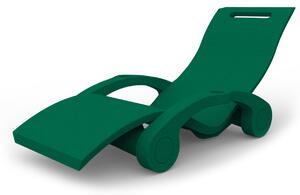 Lettino Chaise Longue Galleggiante da Esterno Giardino Arkema Serendipity Verde