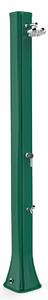 Doccia Solare da Giardino 40L Miscelatore e Lavapiedi Arkema Big Happy Five Verde Scuro