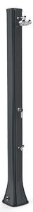 Doccia Solare da Giardino 40L Miscelatore e Lavapiedi Arkema Big Happy Five Grigio Antracite