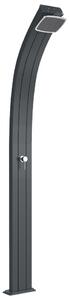 Doccia Solare da Esterno Giardino 25L Miscelatore Arkema Spring Grigio Antracite