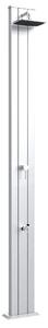 Doccia Solare da Esterno Giardino 30L Miscelatore e Lavapiedi Arkema Spring S Inox Paint
