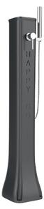 Doccia Solare da Giardino 23L Miscelatore e Doccetta Mobile Arkema Happy Go Grigio Antracite