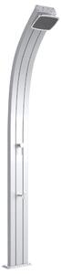 Doccia Solare da Esterno Giardino 30L Miscelatore e Lavapiedi Arkema Spring Inox Paint