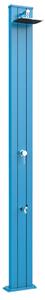 Doccia Solare da Esterno Giardino 30L Miscelatore e Lavapiedi Arkema Spring S Blu