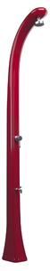 Doccia Solare da Esterno Giardino 20L Miscelatore e Lavapiedi Arkema Happy One Cherry