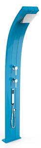 Doccia Solare da Esterno Giardino 40L Miscelatore e Doccetta Mobile Arkema Dada Blu