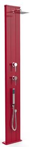 Doccia Solare da Esterno Giardino 40L Miscelatore e Doccetta Mobile Arkema Dada S Cherry