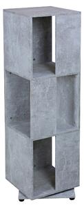 Libreria Modulare 34x34x108 cm in Pannello Truciolare Grigio