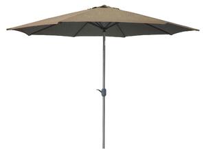 Ombrellone da Giardino Ø3x2,4 m Palo Ø38 mm in Acciaio Copertura Tortora