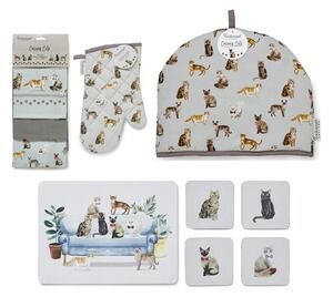 Set di tessili da cucina 13 pezzi Curious Cats - Cooksmart ®