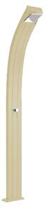 Doccia Solare da Esterno Giardino 25L Miscelatore Arkema Spring Champagne Bronze