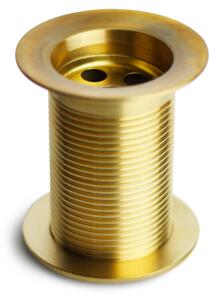 Piletta per Fontana da Giardino da 1"1/4 in Ottone Lucido con Tappo