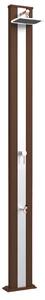 Doccia Solare da Esterno Giardino 30L Miscelatore e Lavapiedi Arkema Spring S Fascia Inox Oro Van Gogh