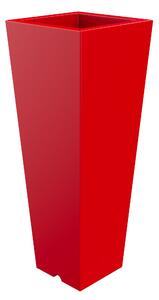Vaso 34x86 cm in Resina Arkema Quadro 86 Cherry