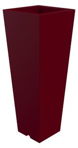 Vaso 37,5x102 cm in Resina Arkema Quadro 102 Ruby