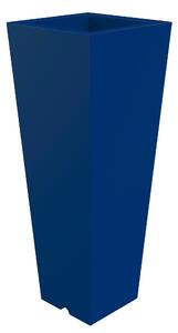 Vaso 34x86 cm in Resina Arkema Quadro 86 Blu