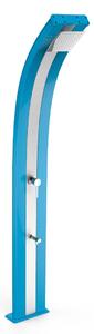 Doccia da Giardino Miscelatore e Lavapiedi Arkema Dada Fascia Inox Light Blu