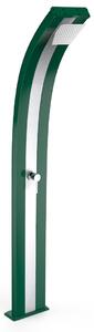 Doccia Solare da Giardino 40L Miscelatore Arkema Dada Fascia Inox Verde