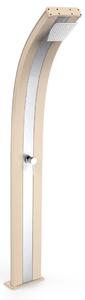 Doccia Solare da Giardino 40L Miscelatore Arkema Dada Fascia Inox Sabbia