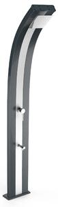 Doccia da Giardino Miscelatore e Lavapiedi Arkema Dada Fascia Inox Antracite