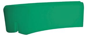 Panca da Esterno Seduta Modulare 120x50 cm in Resina Arkema Althea Verde Scuro