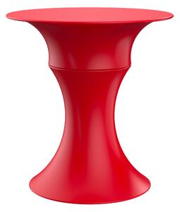 Tavolino da Giardino Componibile Ø37x47 cm in Resina Arkema Olimpo Cherry