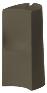 Sgabello Alto da Giardino 40x82 cm in Resina Arkema Kalispera Dove Gray