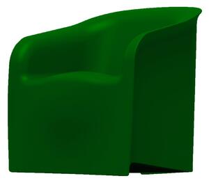 Poltrona Sedia da Giardino 69x72 cm in Resina Arkema Lady Verde Scuro