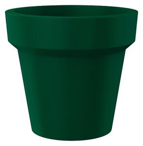 Vaso Ø115x105 cm in Resina Arkema POT M Verde Scuro