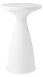 Tavolino da Giardino Ø65x110 cm in Resina Arkema Drink Bianco