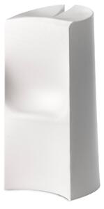 Sgabello Alto da Giardino 40x82 cm in Resina Arkema Kalispera Bianco