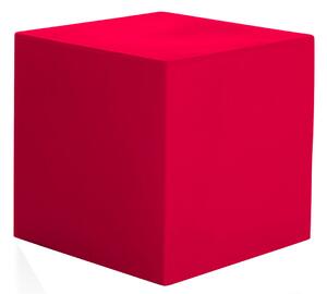 Pouf da Giardino 50x50 cm in Resina Arkema Iris Pouf Cherry