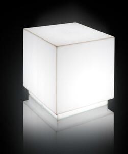 Pouf da Giardino Luminoso 50x50 cm in Resina Arkema Iris Light SL