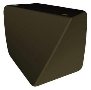 Pouf da Giardino 45x45 cm in Resina Arkema Twisty Pouf Dove Gray