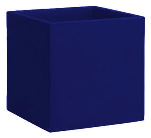 Vaso 50x50 cm in Resina Arkema Iris Vase Blu