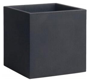 Vaso 50x50 cm in Resina Arkema Iris Vase Antracite