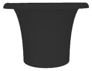Vaso Ø72x50 cm in Resina Arkema Tummy Vase Antracite
