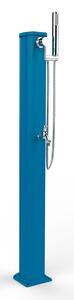 Doccia Solare da Esterno Giardino 20L Miscelatore Doccetta e Lavapiedi Arkema Jolly Go Light Blu