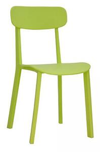 Sedia da Giardino 46x51xH82 cm in Polipropilene New Chapeau Verde