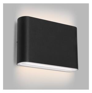 LED2 - Lampada da parete per esterni FLAT 2xLED/3W/230V IP65 nero