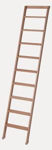 Scala Appoggio in Legno 9 Gradini H225 cm Naturale