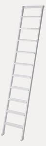 Scala Appoggio in Legno 10 Gradini H250 cm Laccato Bianco