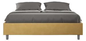 Letto Matrimoniale Sommier 160x190 cm Senza Rete Azelia Ocra