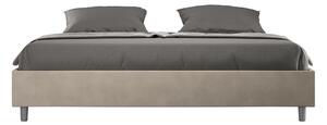 Letto Matrimoniale Extra Large Sommier 190x190 cm Senza Rete Azelia Sabbia