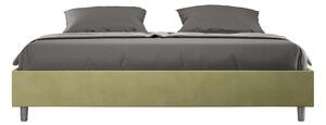 Letto Matrimoniale Extra Large Sommier 190x200 cm Senza Rete Azelia Tè Verde