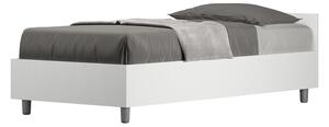Letto Singolo 80x200 cm Senza Rete Nuamo Bianco Frassino