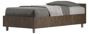 Letto Singolo 80x200 cm Senza Rete Nuamo Noce
